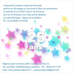 Invitations Jumeaux et plus